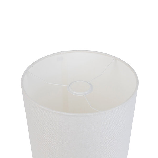 Abat-jour en tissu blanc 25/25/25