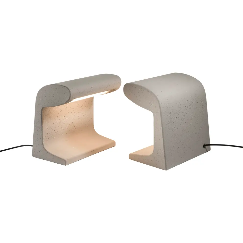 Tischleuchte Borne Béton Petite