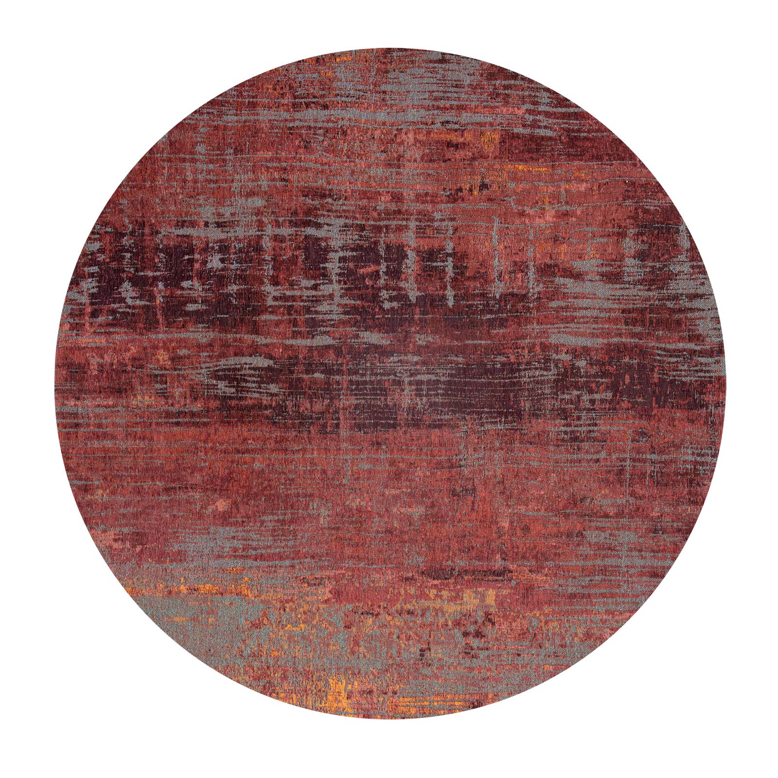 Ecorugs vloerkleed Nassau Red - rood - 140x140cm