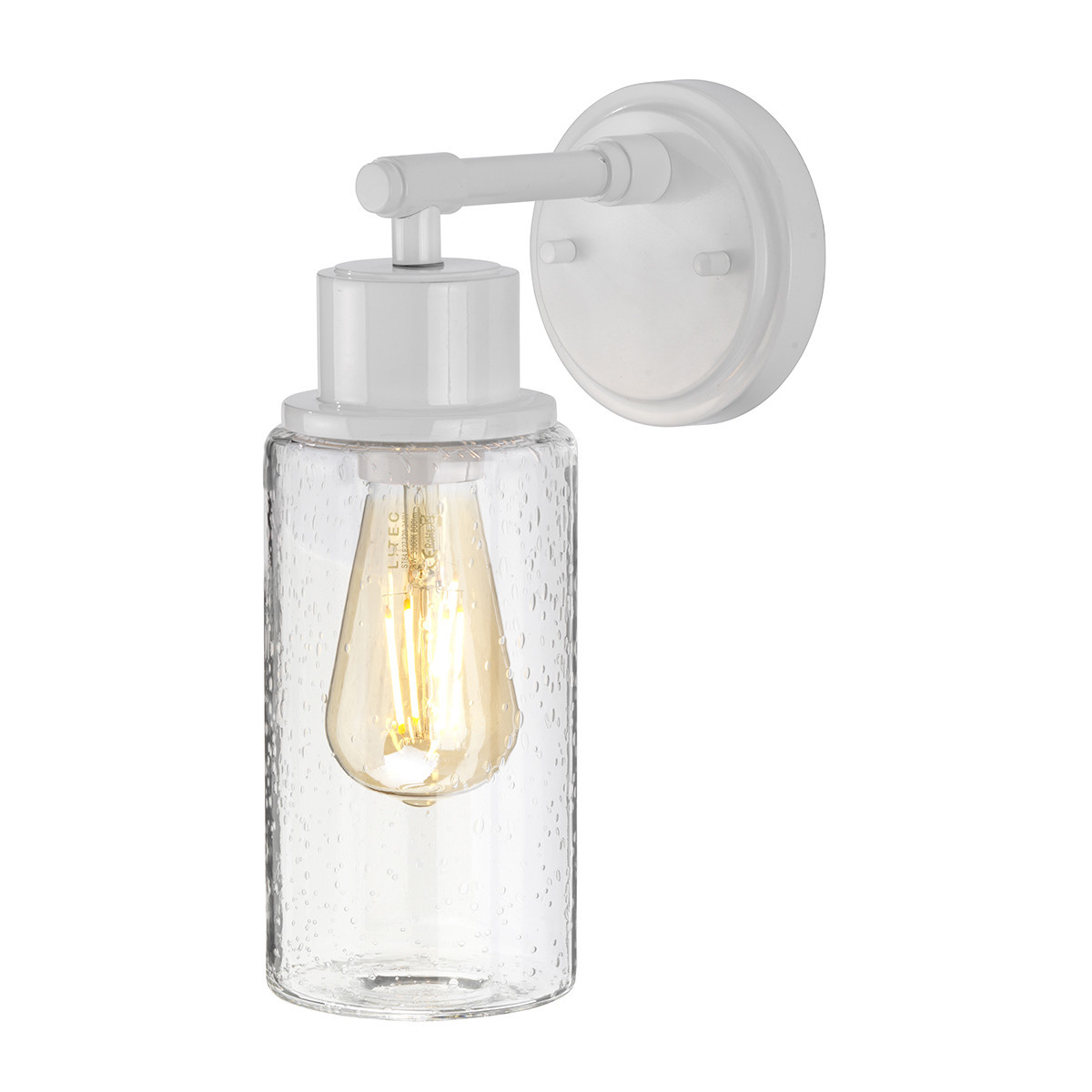 Kinkiet biały Morvah 1xE27x60W wym:30x12x18,9cm IP44 Elstead