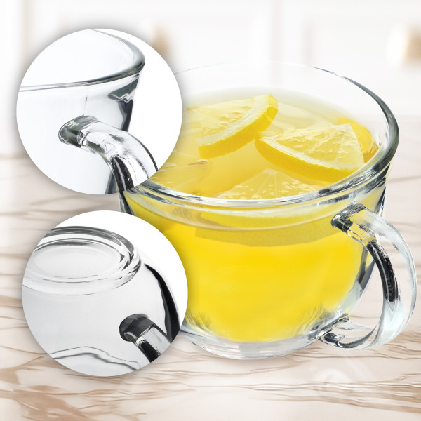 Kadax Szklanka Do Kawy Herbaty 480ml Kubek z Uchem