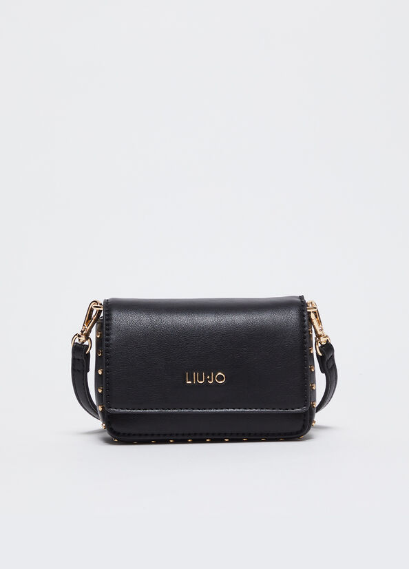 Borsa a tracolla mini con borchie