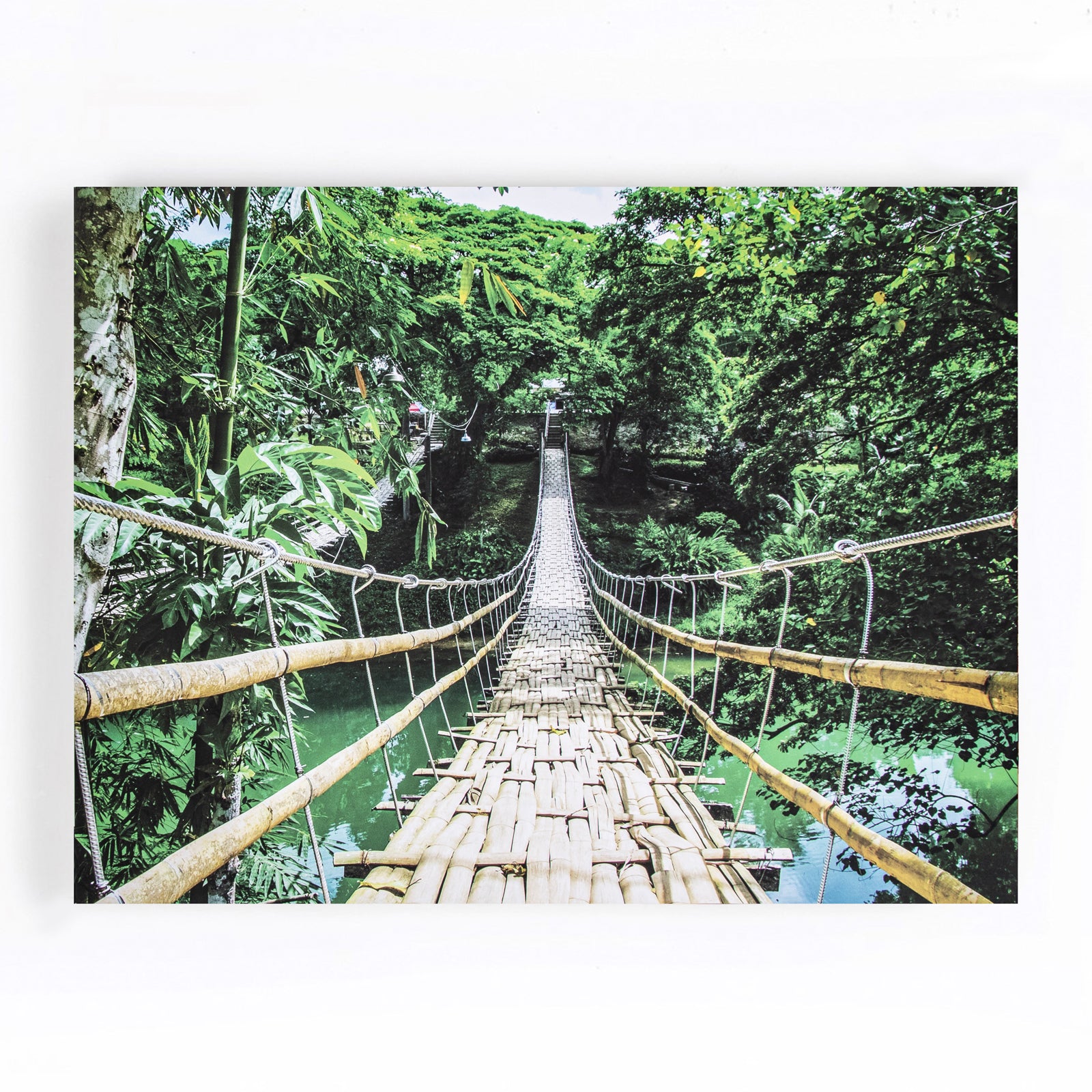 Art for the Home Canvas - Jungle Loopbrug - Multikleur - 75x100cm