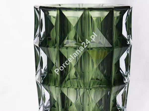 Wazon 28 cm Bohemia - DIAMOND SMOKEY GREEN 4SB.DISG.114990