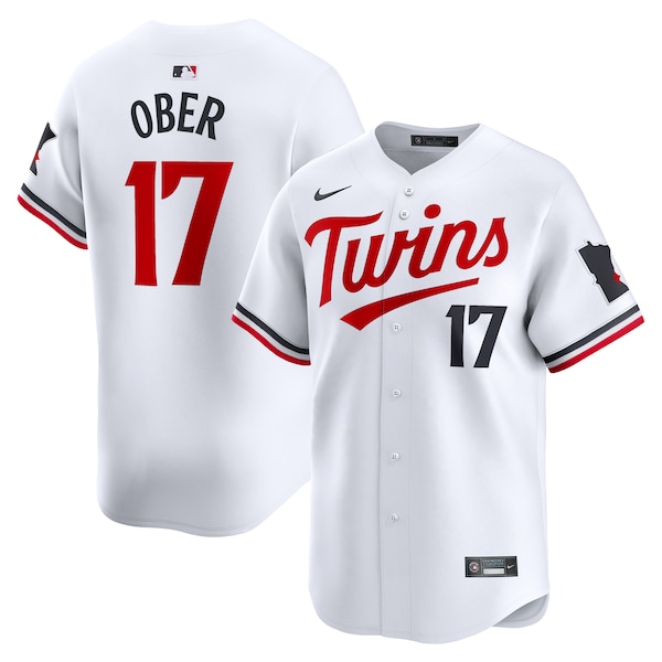 Bailey Ober Minnesota Twins Nike Home Limited Player Jersey - White