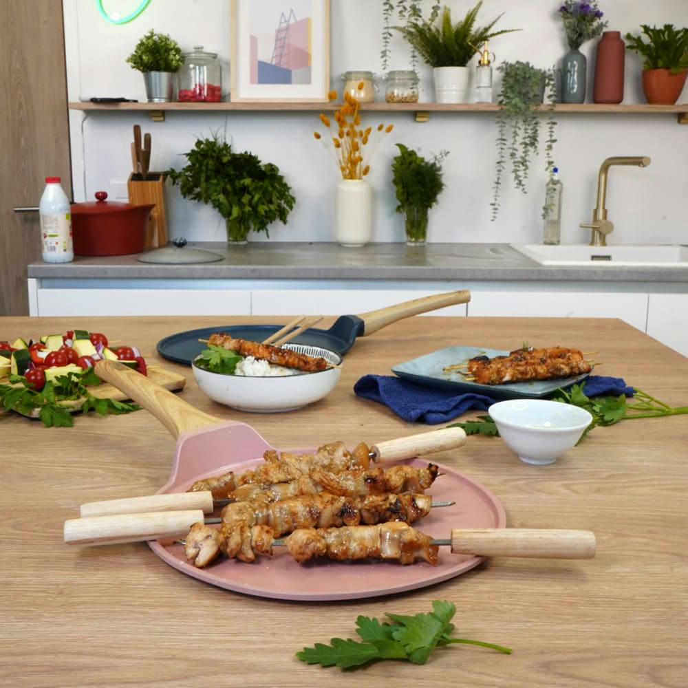 - Crêpière 28 cm métal gris