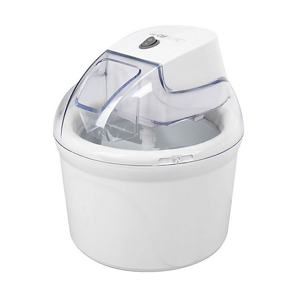 Machine à glace/Sorbetière duo deux compartiments Clatronic ICM 3764 Blanc