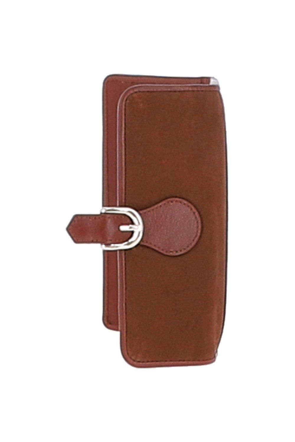 Ashwood Leather 10 Card Suede Leather Purse
