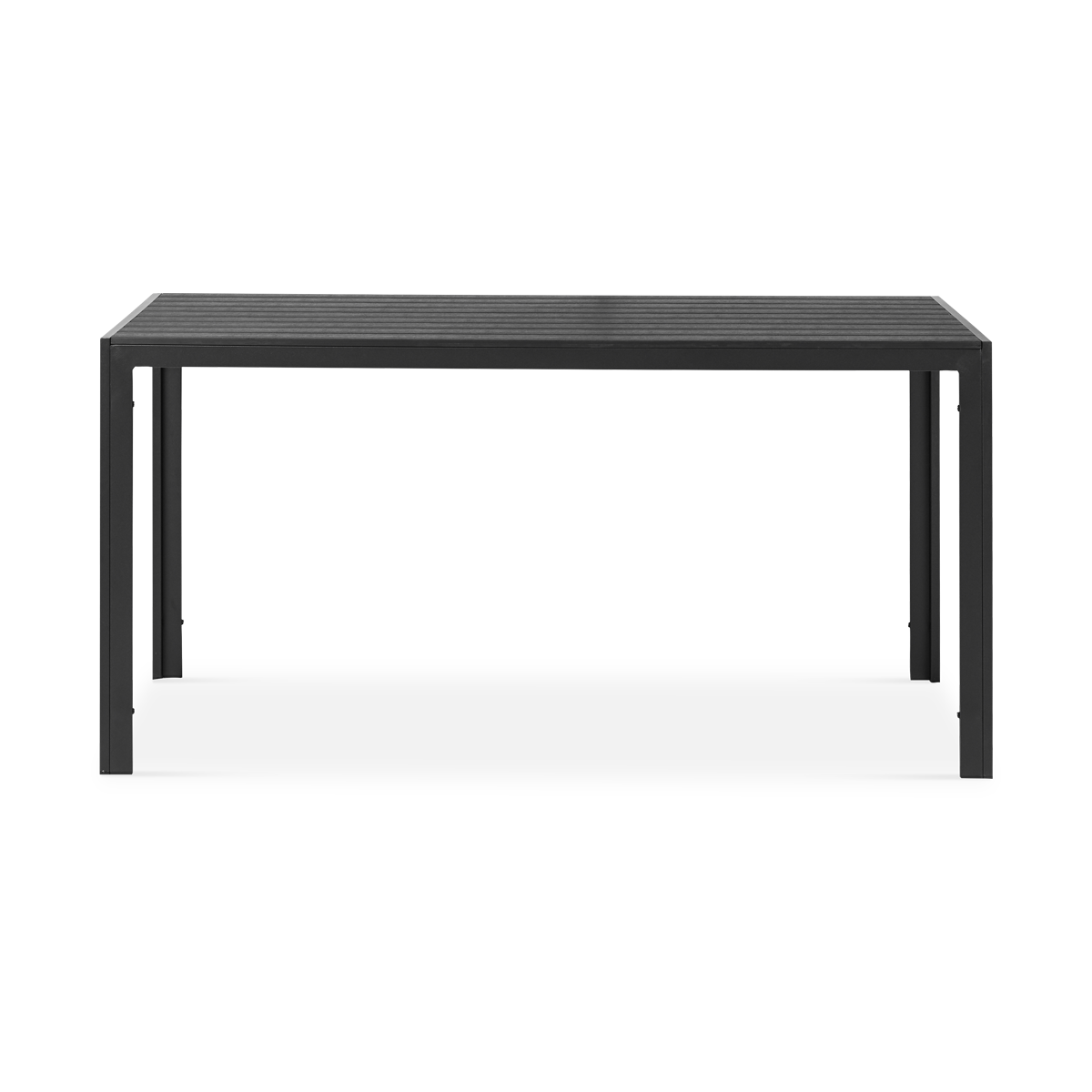 Lisomme Stan tuintafel zwart - 150 x 90 cm