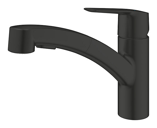 Mitigeur de cuisine avec douchette noir Grohe Start