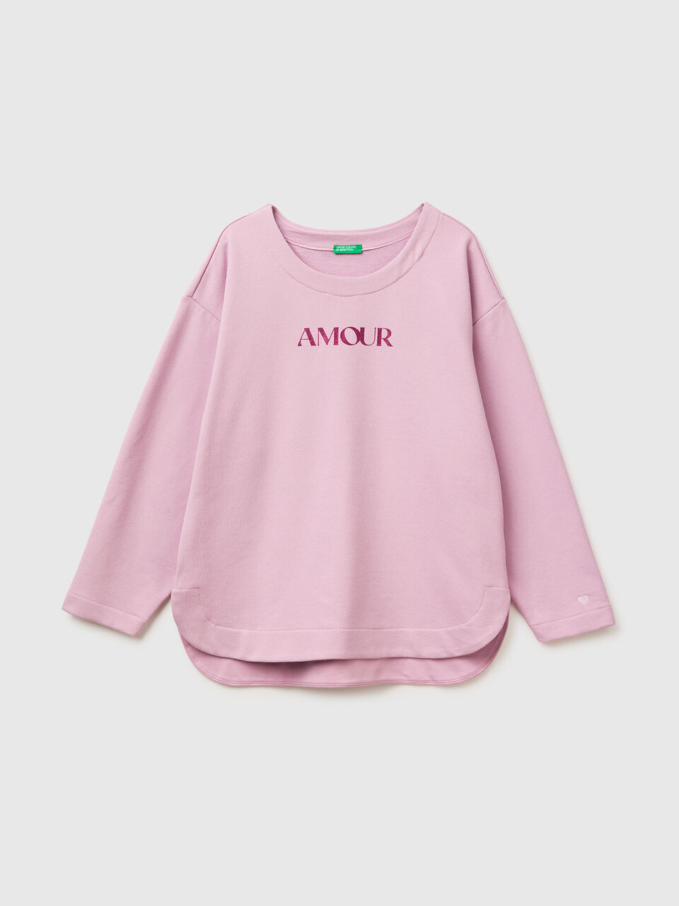 Closed sweatshirt with print