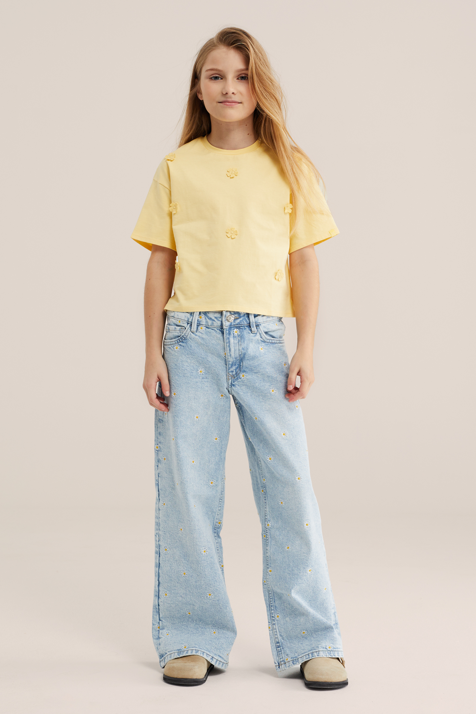 Meisjes T-shirt met embroideries