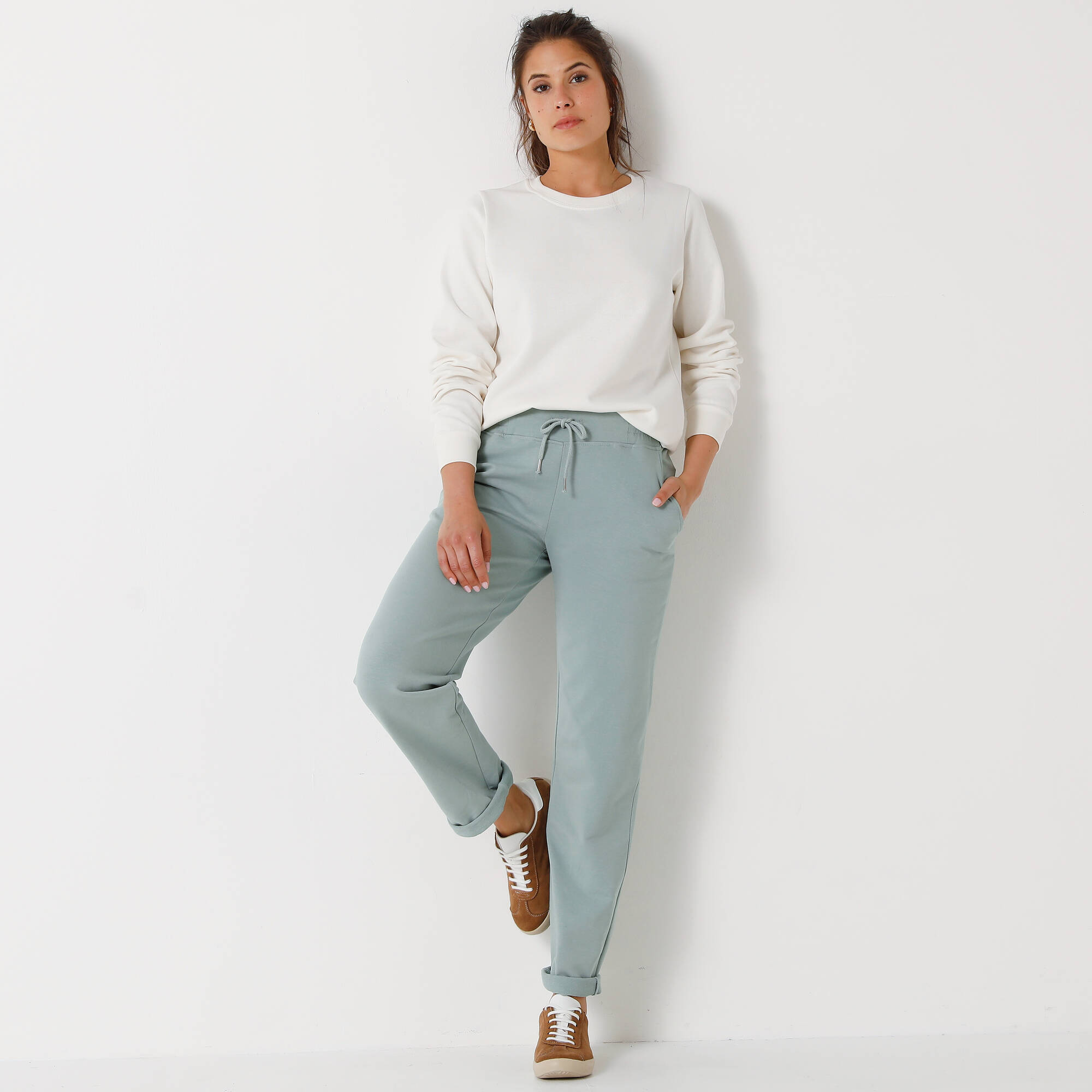 Pantalon jogpant ceinture élastiquée molleton