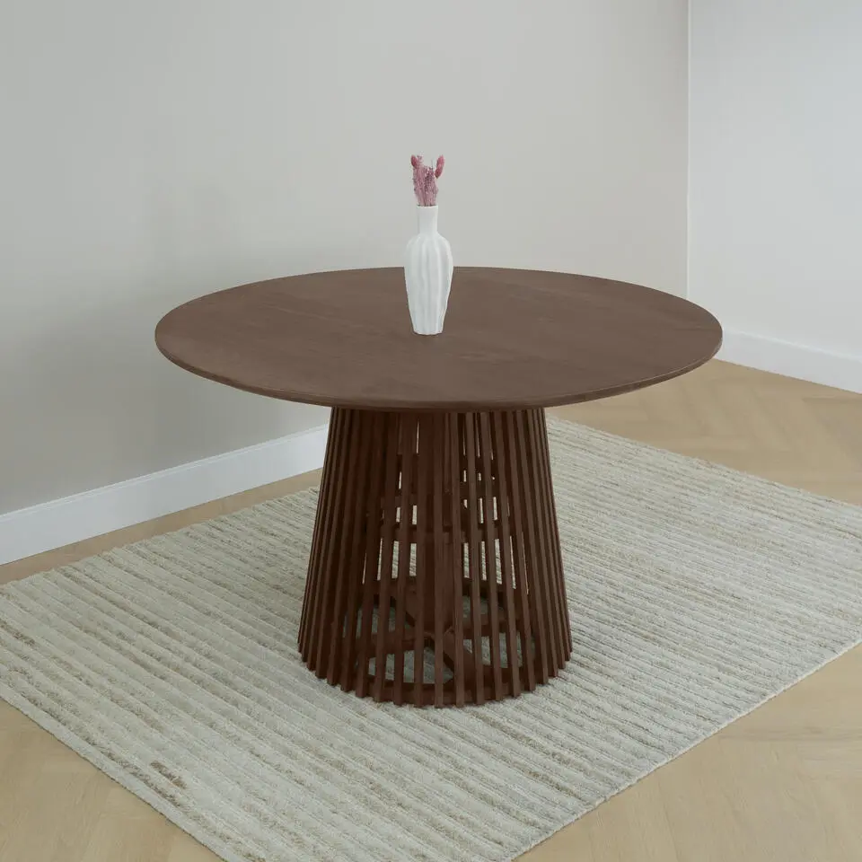 Lewis & Loft Eettafel Levi �?Rond �?&Oslash;120 cm �?Bruin