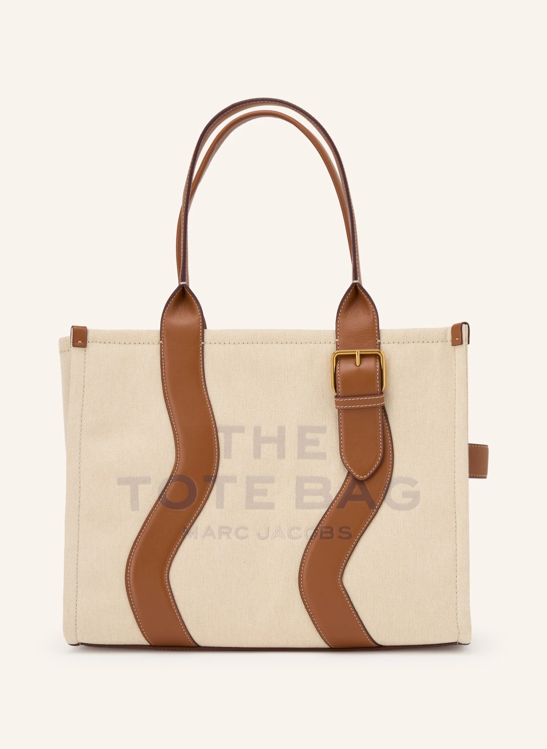 MARC JACOBS Shopper THE WAVY CANVAS LARGE TOTE BAG
