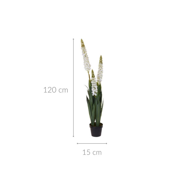 Sztuczny łubin w doniczce, 120 cm