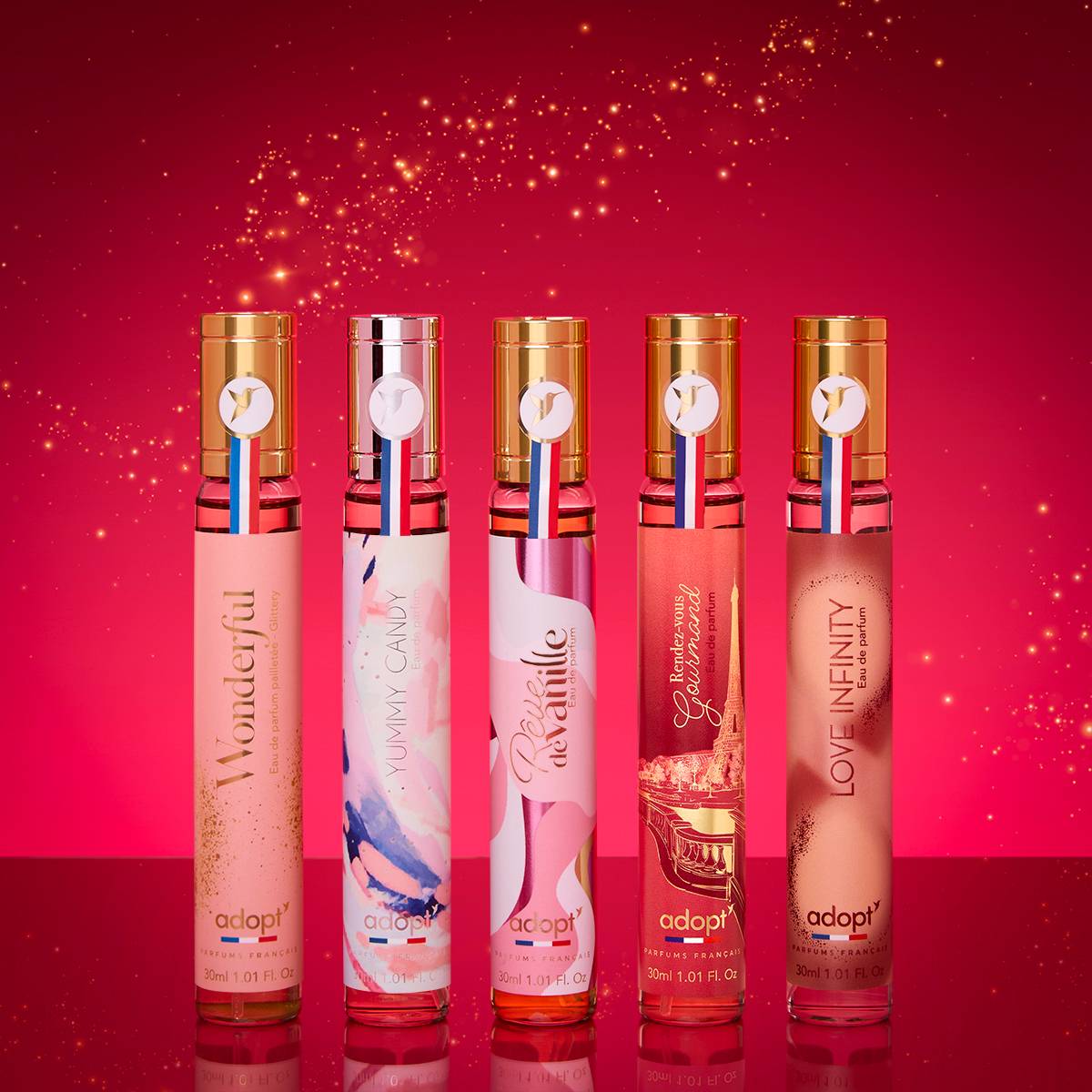 Sweet AddictCoffret commode 5 x eaux de parfums 30 ml