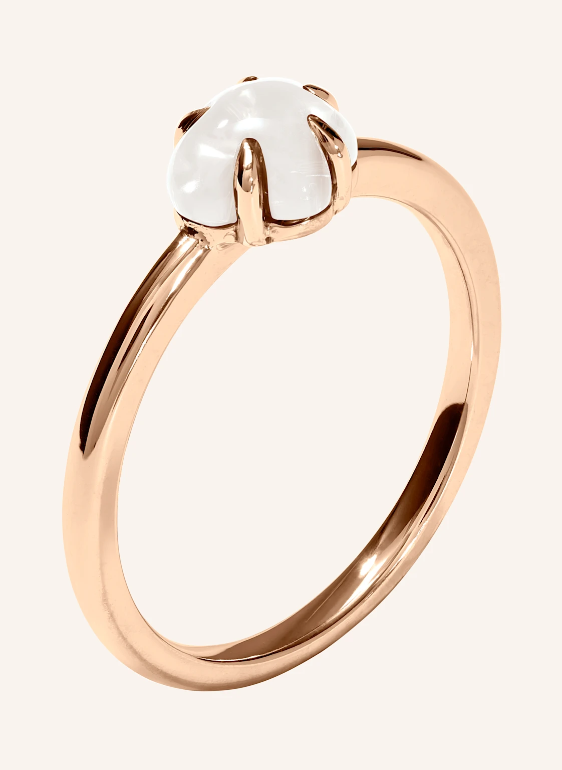 VIERI Ring WOLKE MILCHQUARZ MITTELGROß