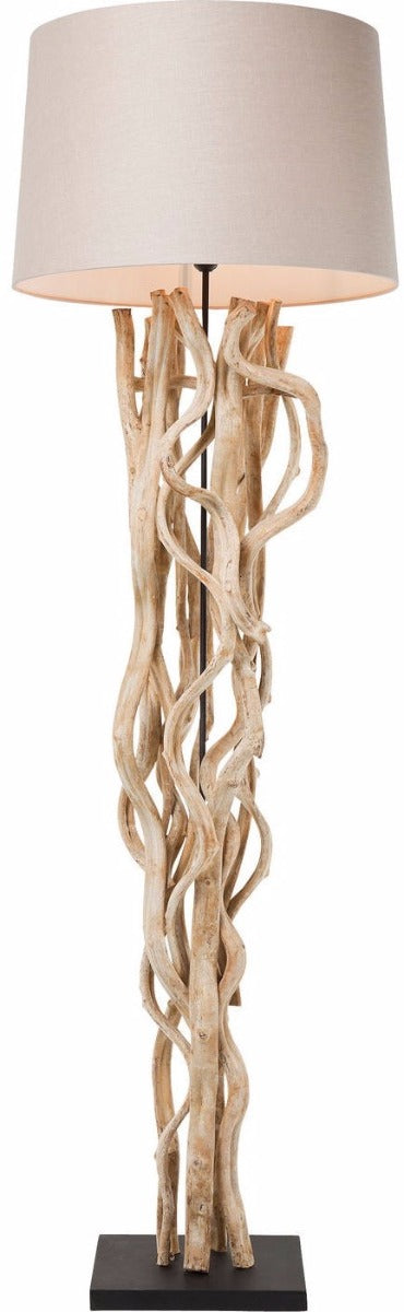 Kare Design Vloerlamp Scultra 1-Lichts Ø55 X H150 Cm - Beige