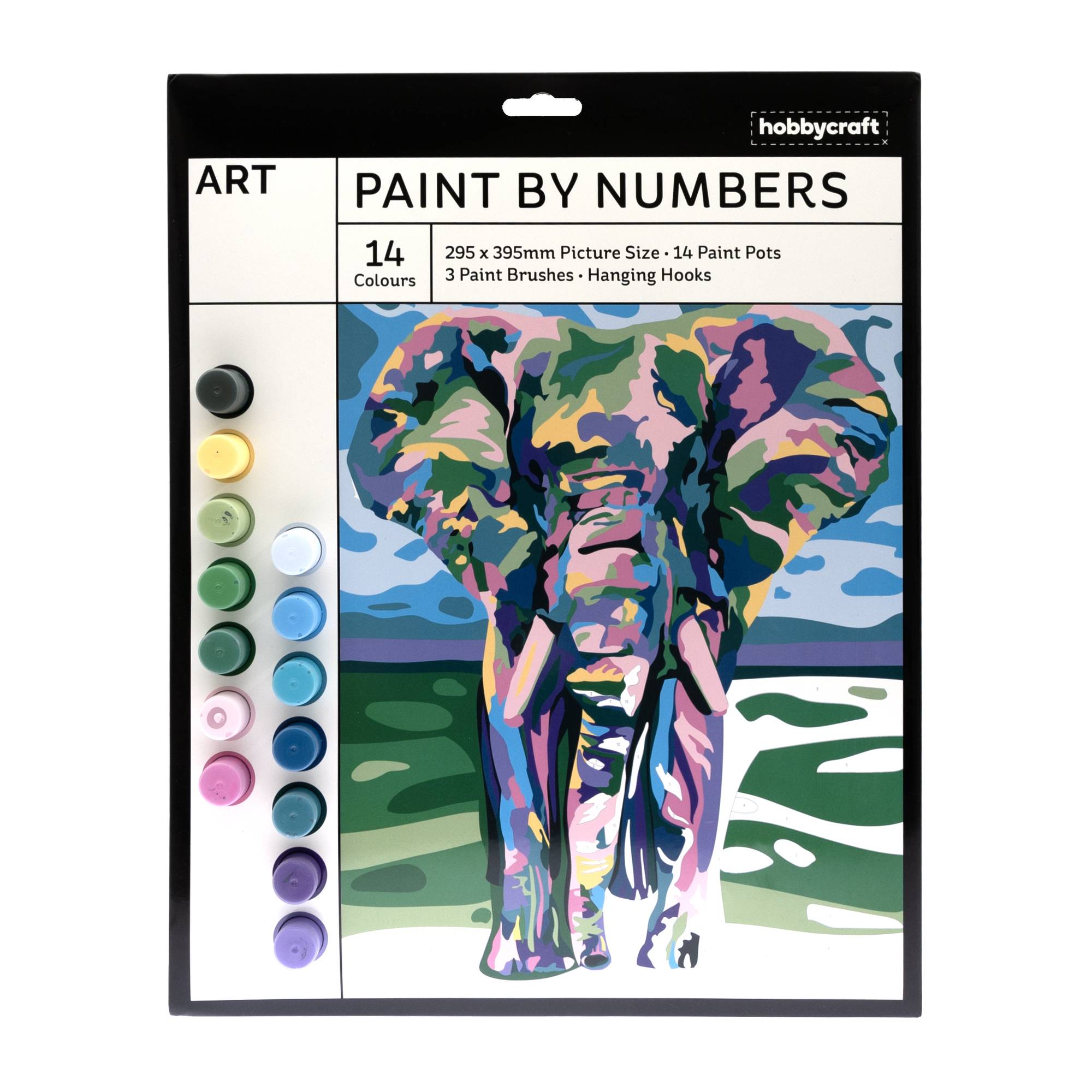 Elephant Paint by Numbers