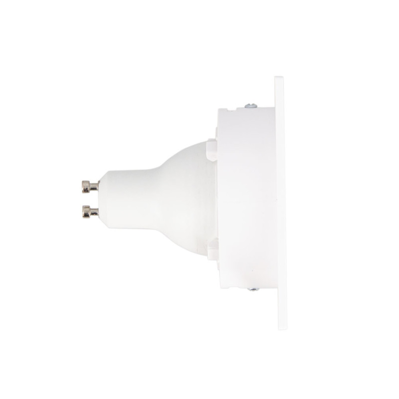 Spot encastrable LED carré blanc GU10 blanc chaud IP20 345 lm 5 W 3 pièces XANLITE