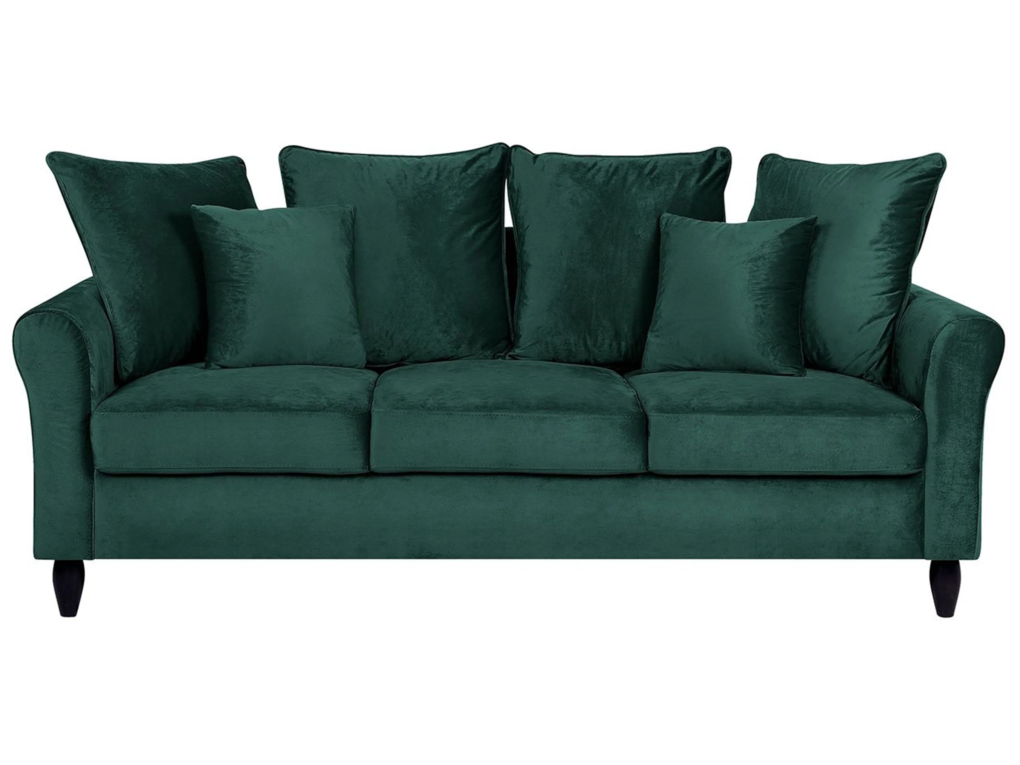 Sofa 3 Seater BORNHOLM Velvet Dark Green
