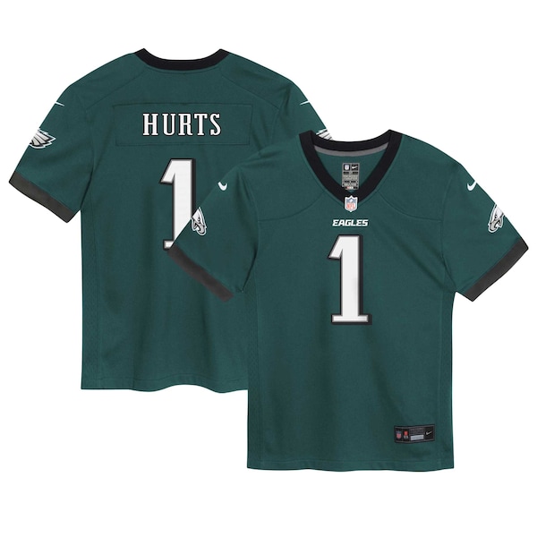 Jalen Hurts Philadelphia Eagles Nike Toddler Game Jersey - Midnight Green/Kelly Green