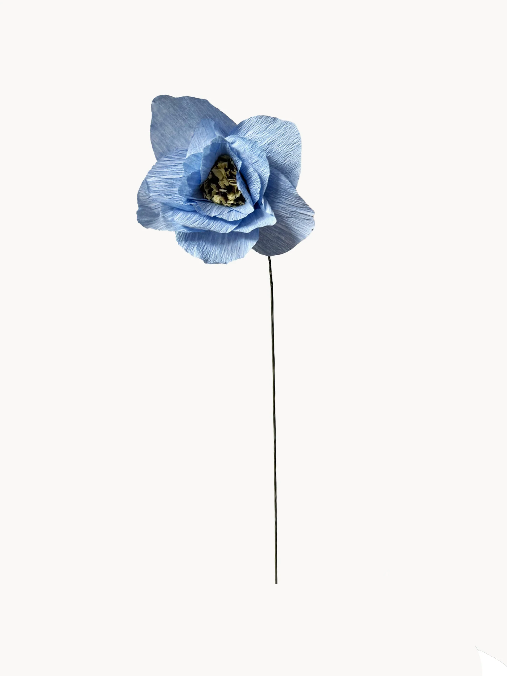 Handgefertigte Kunstblume Mohn