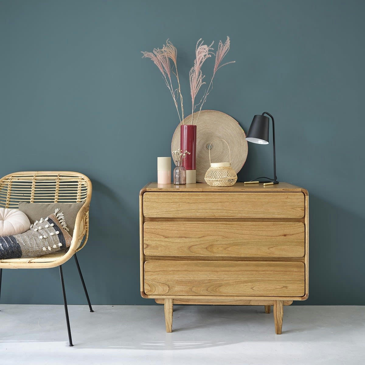 - Commode en mindi massif 90 cm