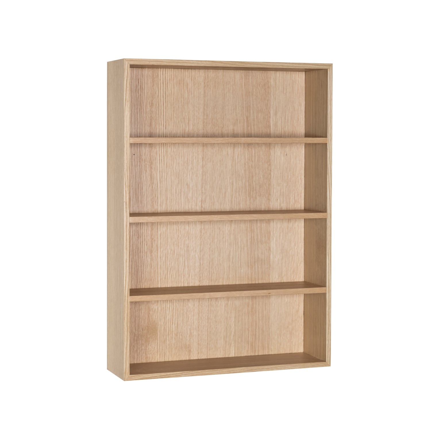 Hübsch plankenkast Cubbie - mdf/eiken fineer - 50x14xh70cm