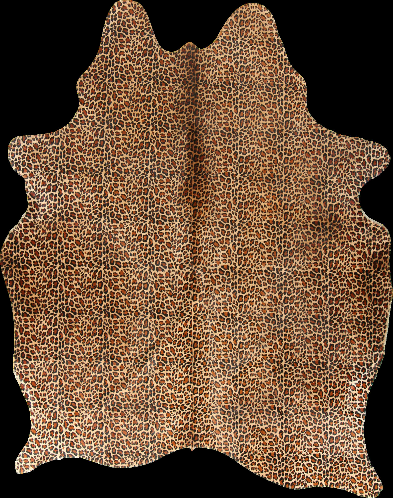SAFARI - Tapis peau naturelle Cuir Marron
