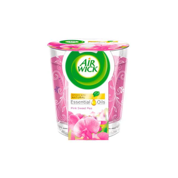 Airwick Jar Candle Pink Sweet Pea 105g