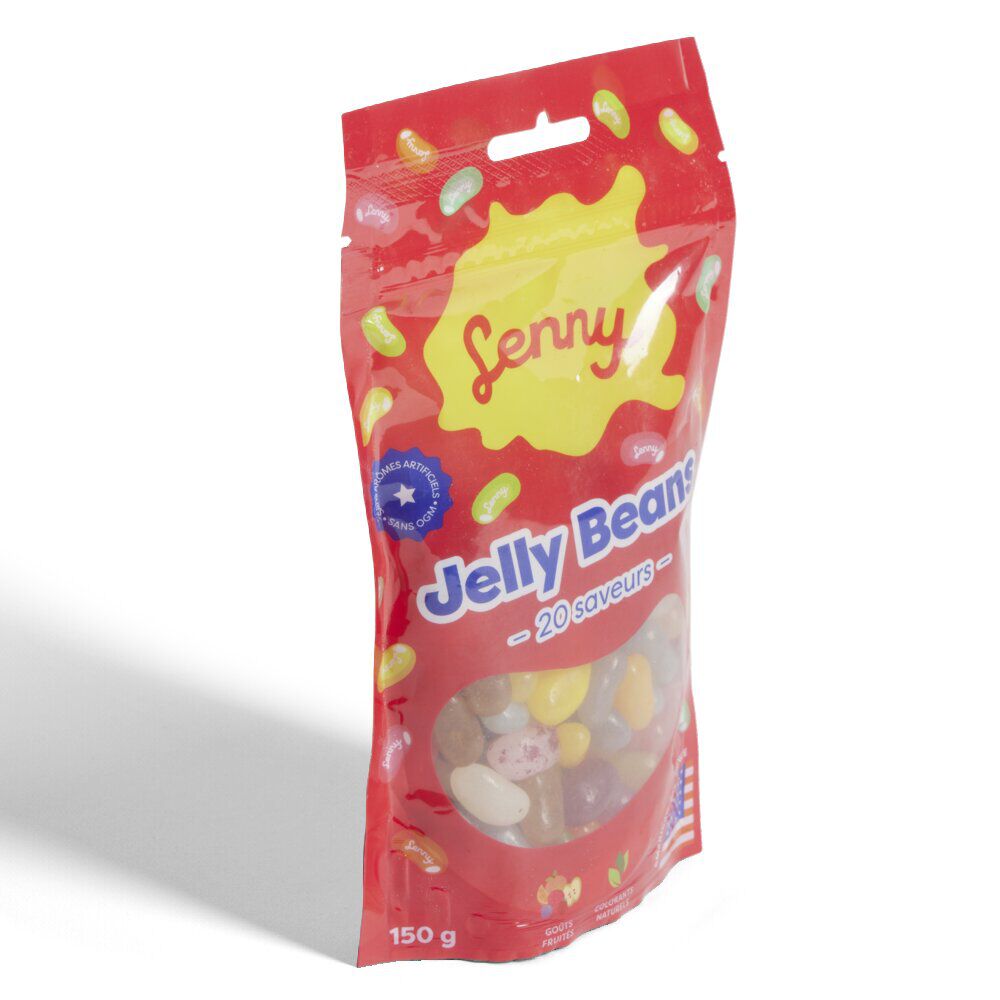 Bonbons Jelly Beans 20 saveurs go&ucirc;t fruité 150gr