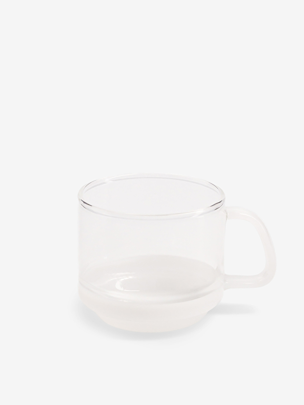 Set 2 tasses espresso milky blanc blanc