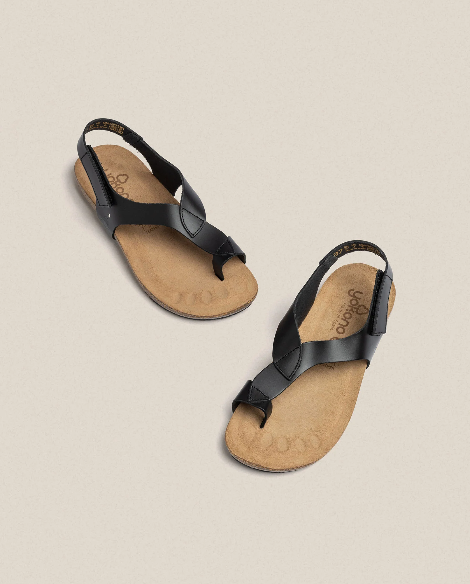Sandalia plana Ibiza 174 negro