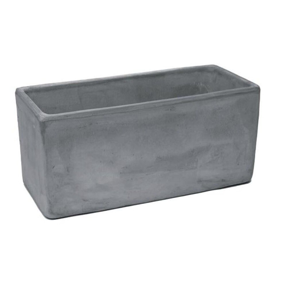 UTEPOTTE TERRECOTTE ITALIANE RECTANGLE GRÅ 30CM