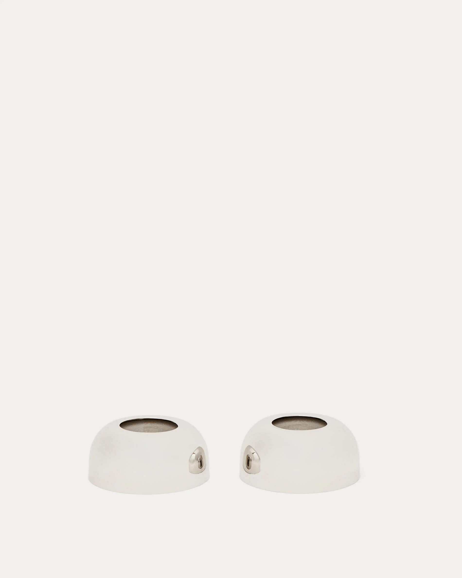 Nirela set of 2 stainless steel egg cups