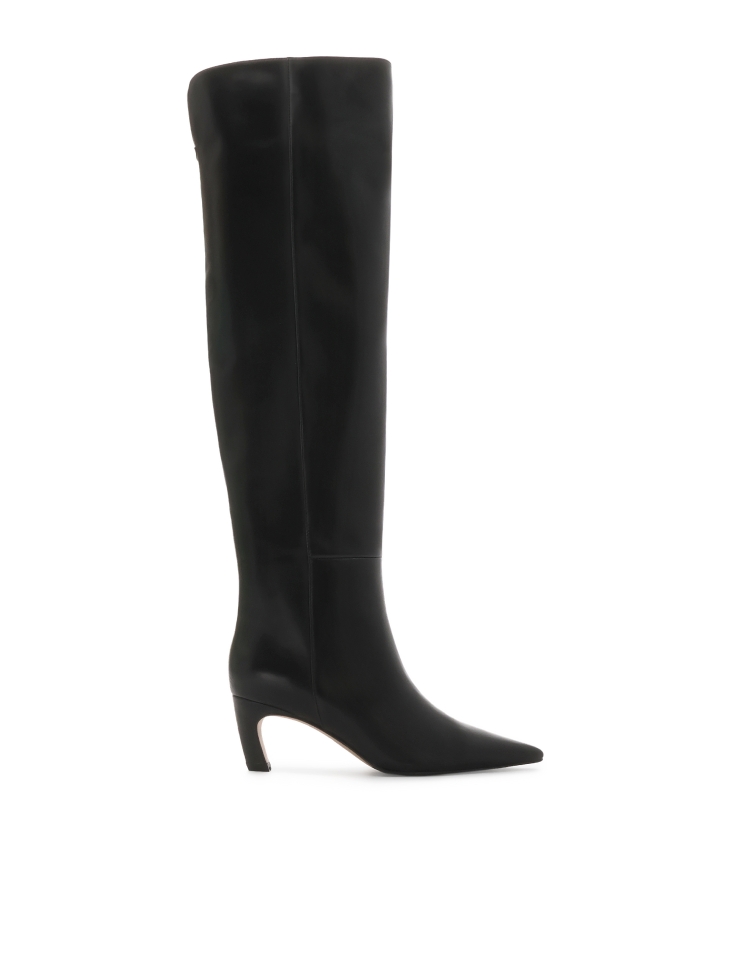 Black musketeers with pointed nose