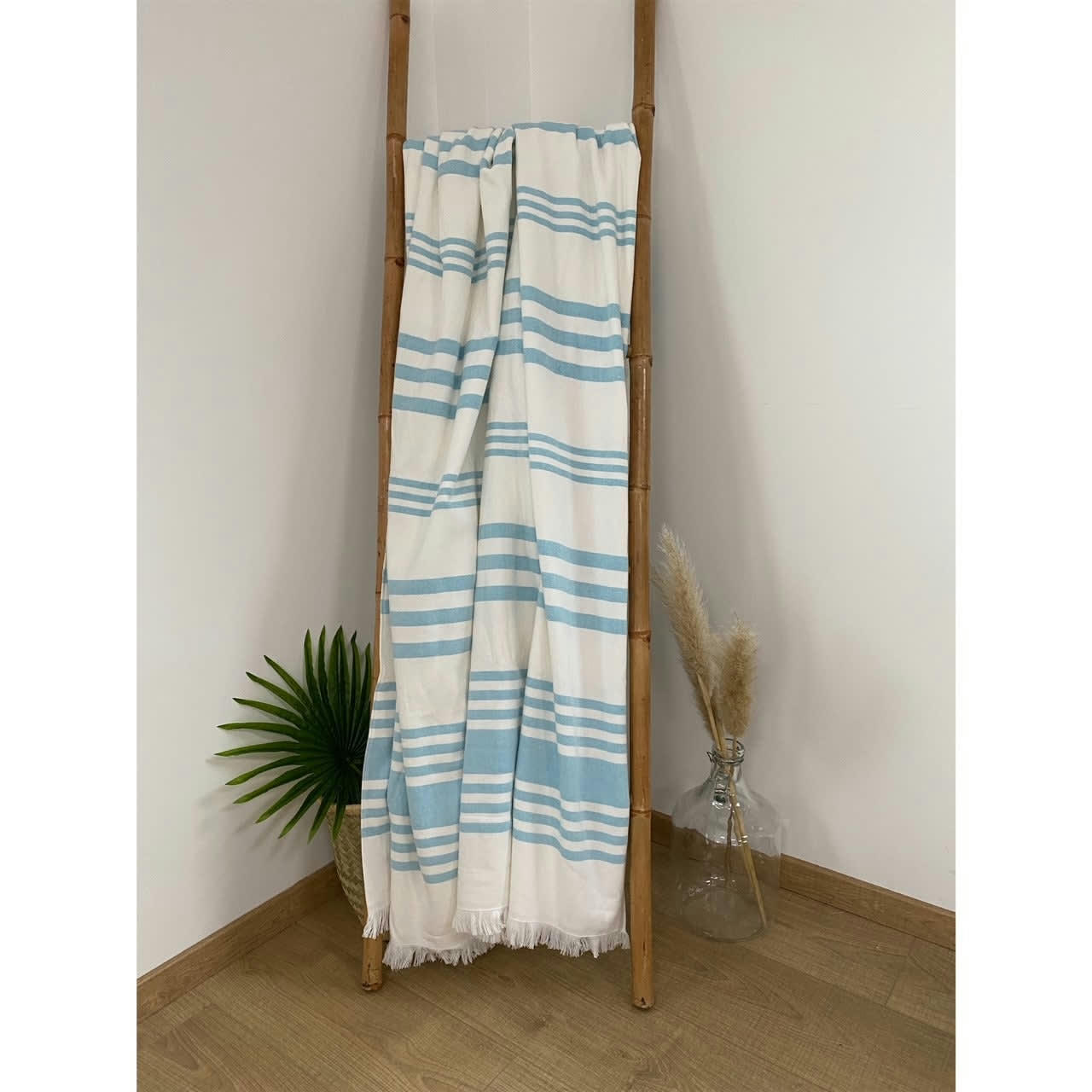 DOUBLÉE ÉPONGE - Fouta coton doublée éponge 