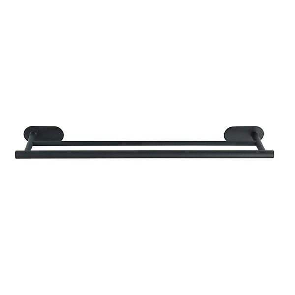 Barre porte-serviettes Duo Orea en acier inox