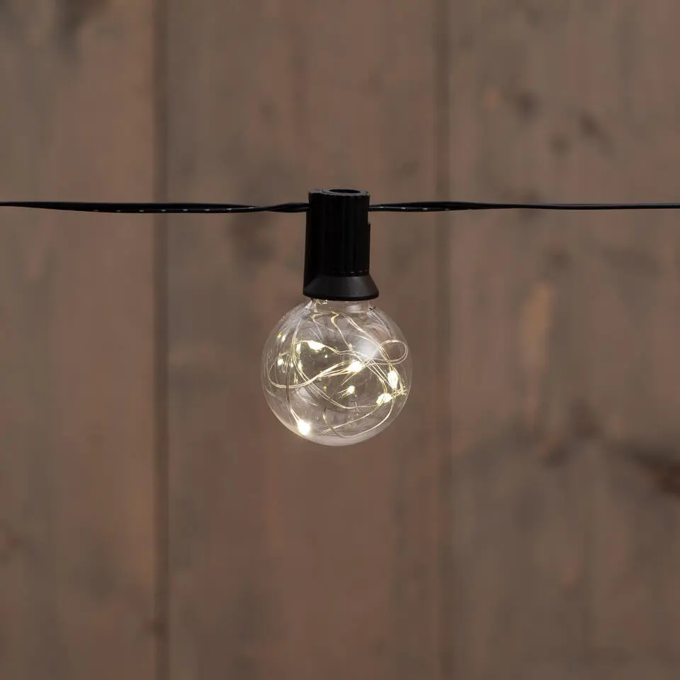 Anna's Collection Lichtsnoer - solar verlichting - warm wit - 450 cm