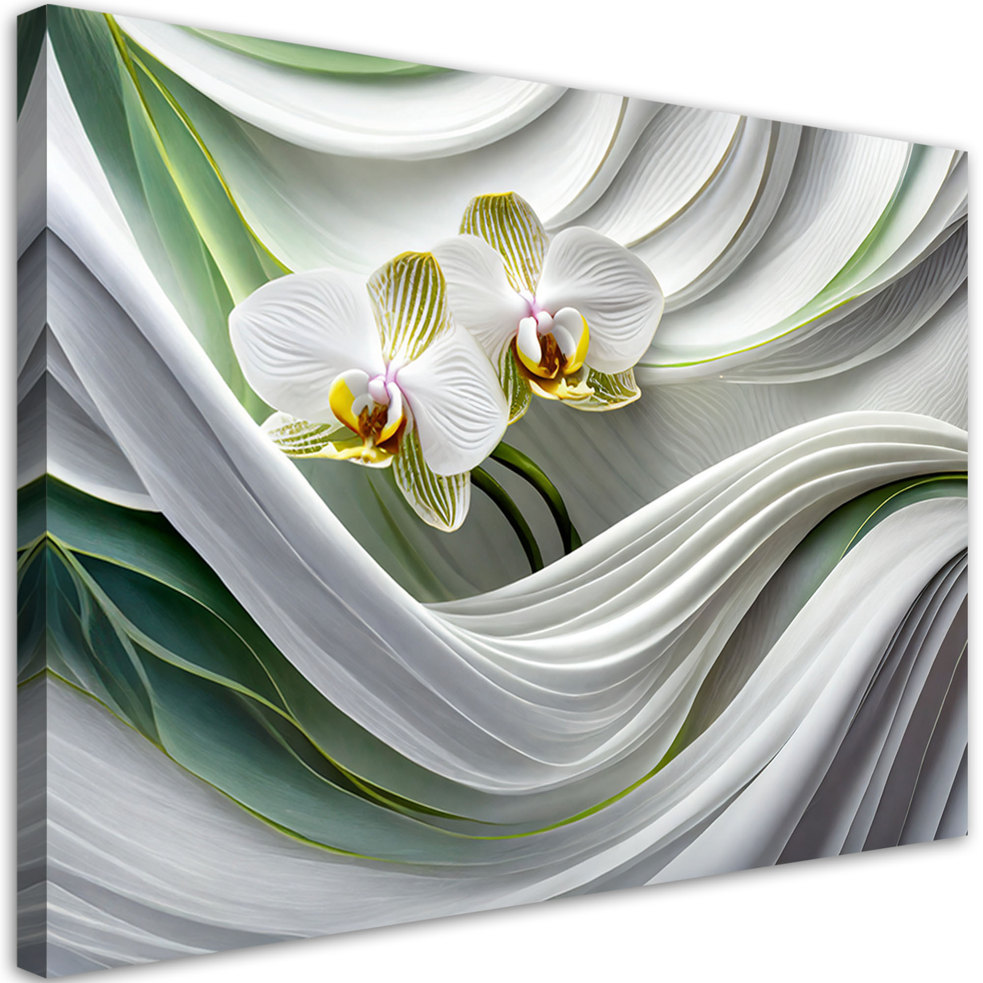 Feeby Obraz, Orchidea abstrakcja 3D 60x40