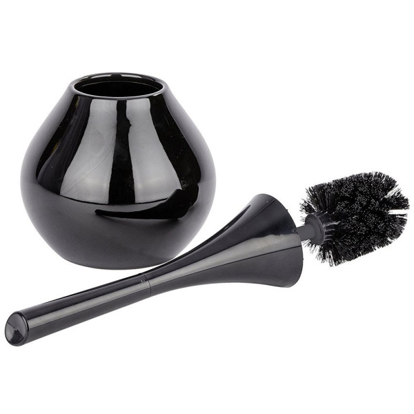 Pojemnik na szczotkę FLAKON BLACK   szczotka WC, WENKO