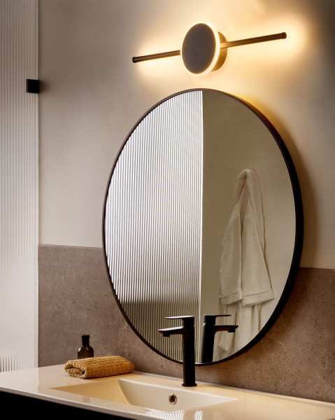 Lampa obrazowa LED czarna metal