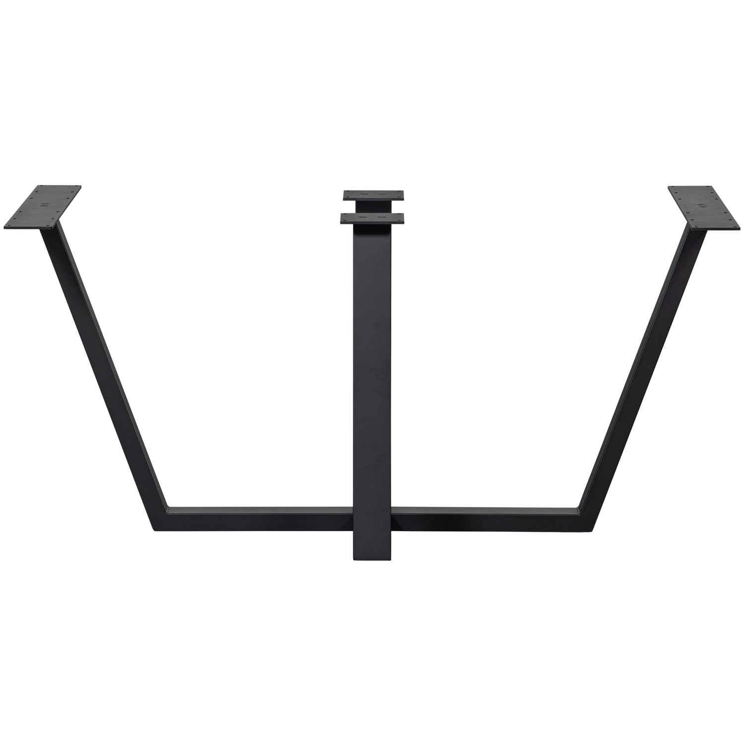 WOOOD tafelpoot Tablo - Metaal - Zwart - 73x147x71