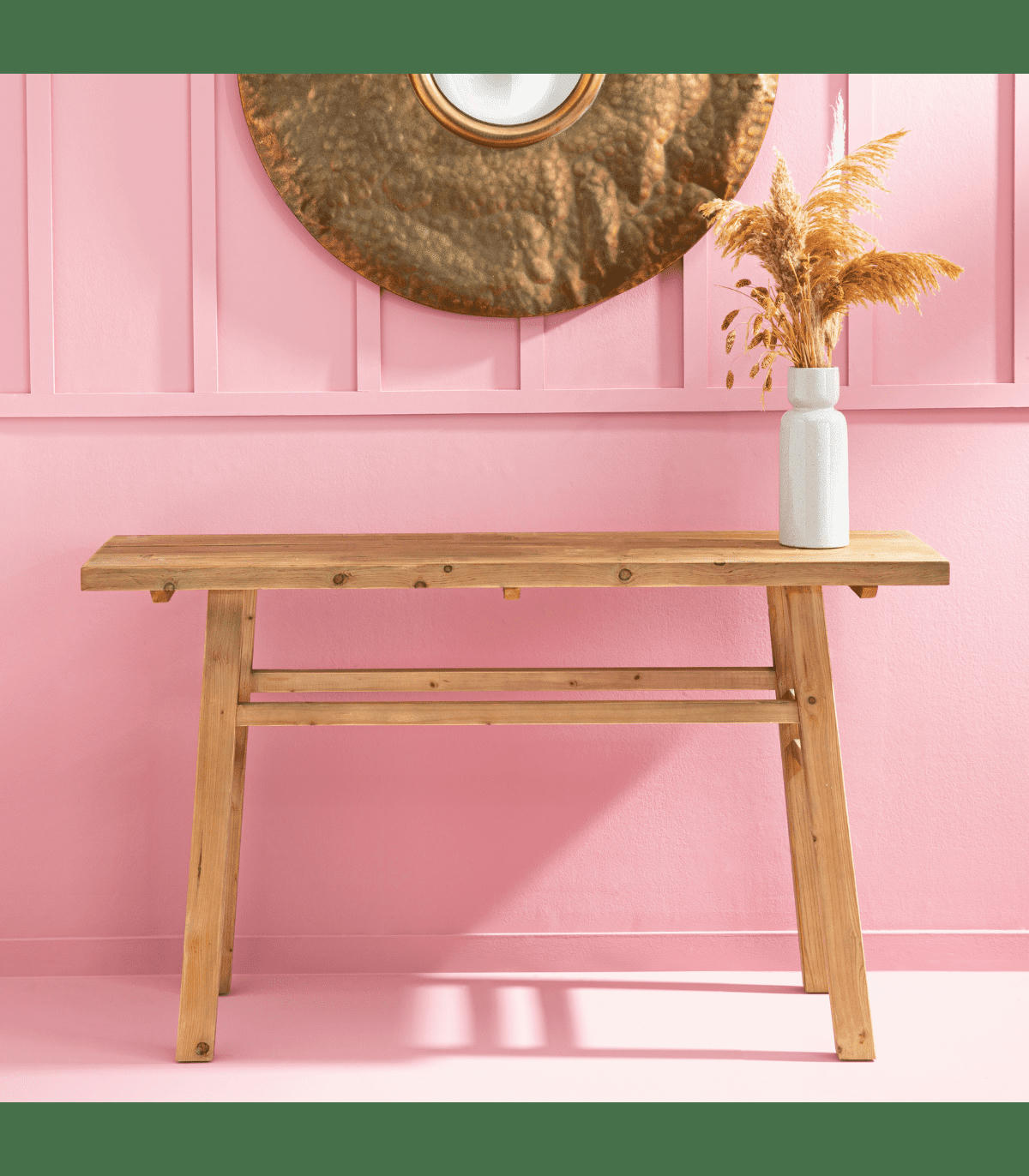 MARMANDE - Console effet bois - L140 x H80 cm