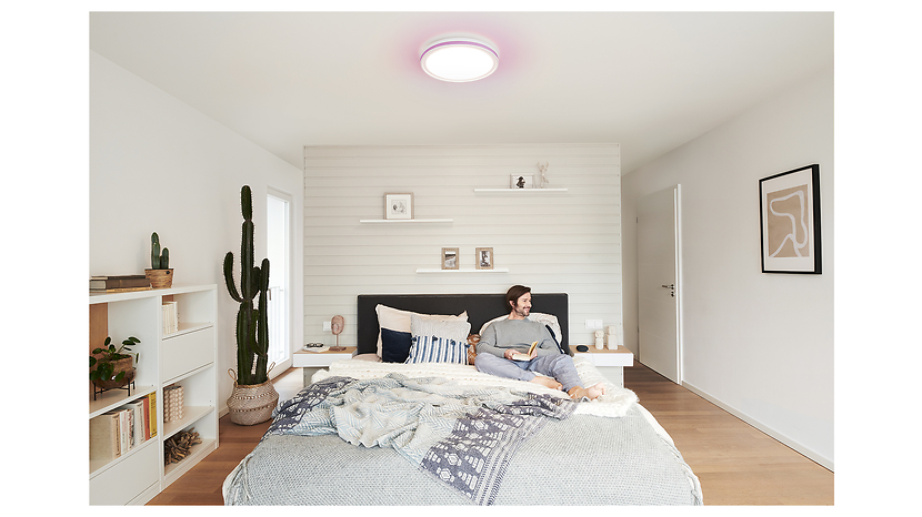 Plafon Smart Wifi Orbis LED 46 cm ze zmienną barwą światłabiały