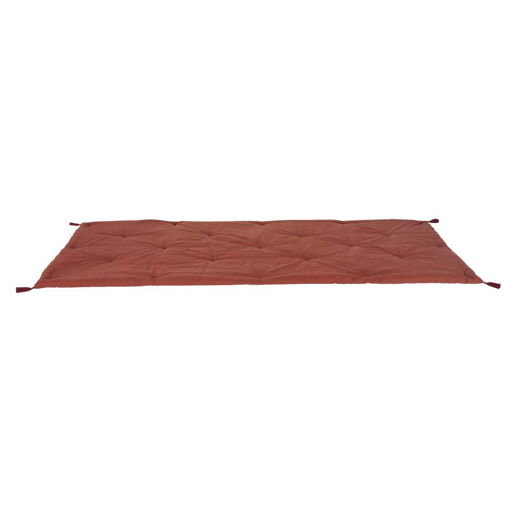 BOUDUNI - Surmatelas terracotta 85x185