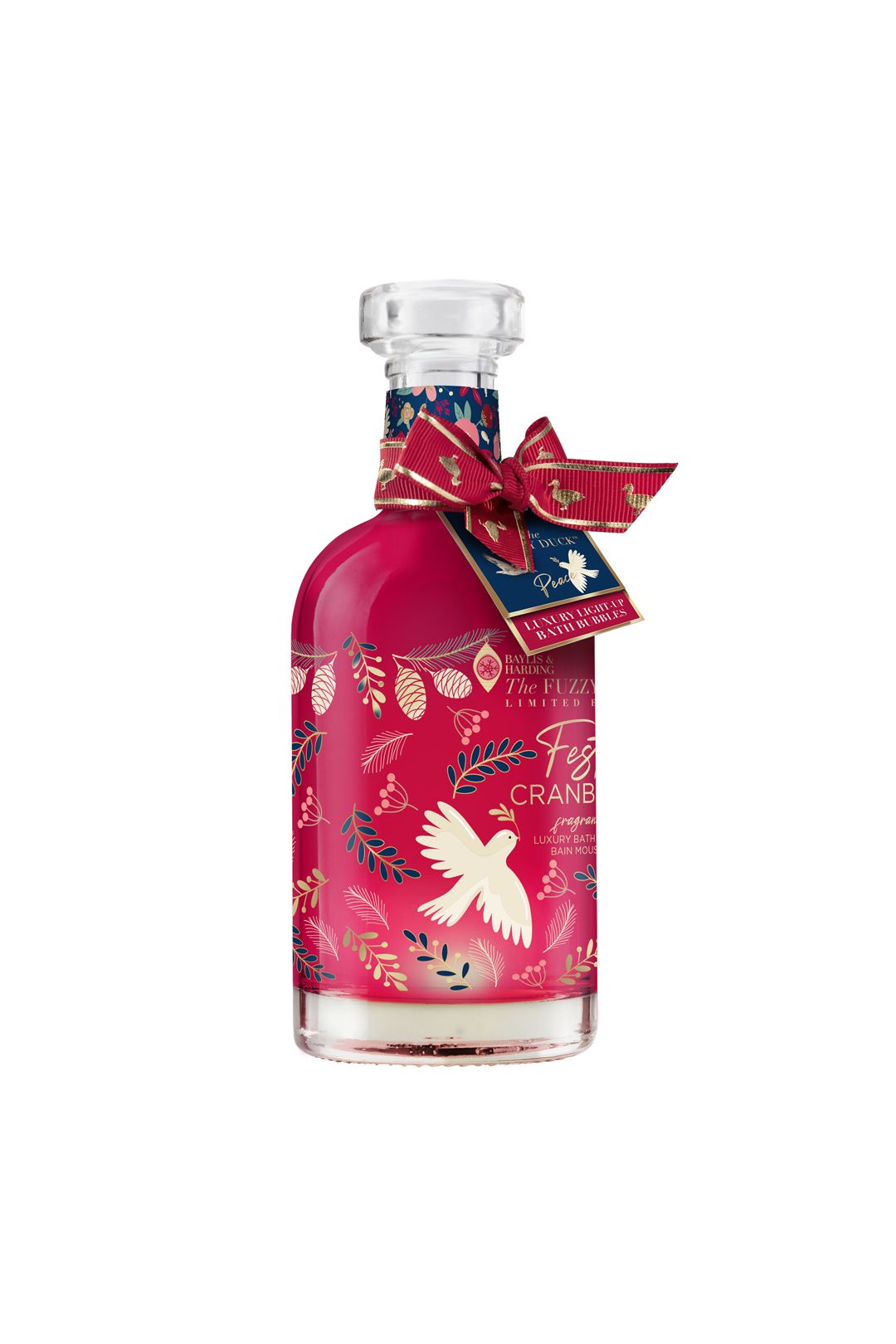 Baylis & Harding The Fuzzy Duck Winter Wonderland Light Up Bath Bubbles Decanter Gift
