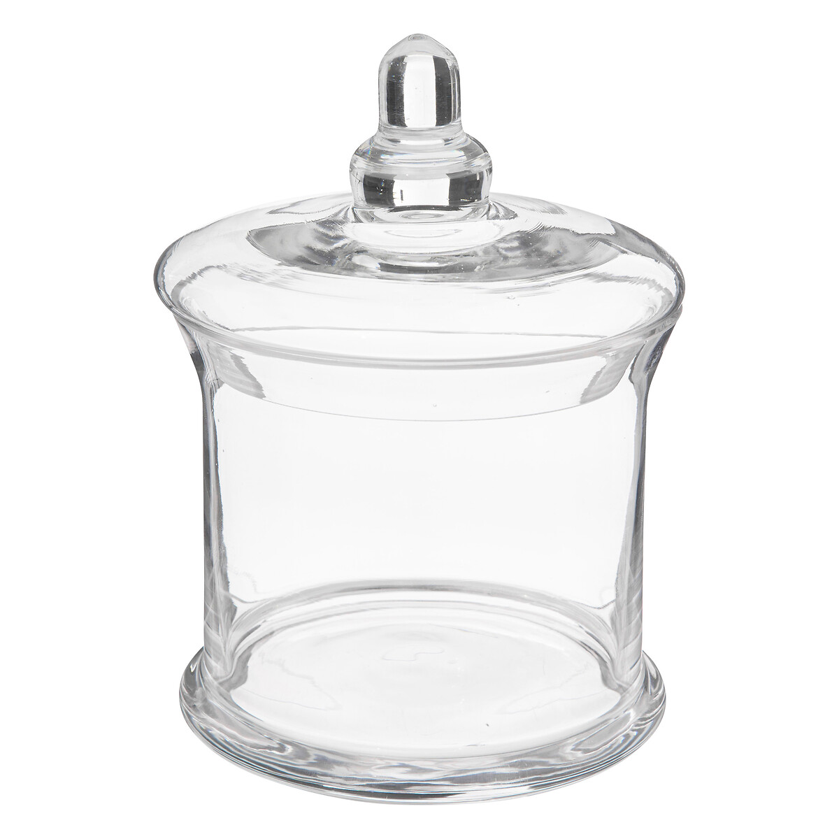 Frasco de vidro com tampa